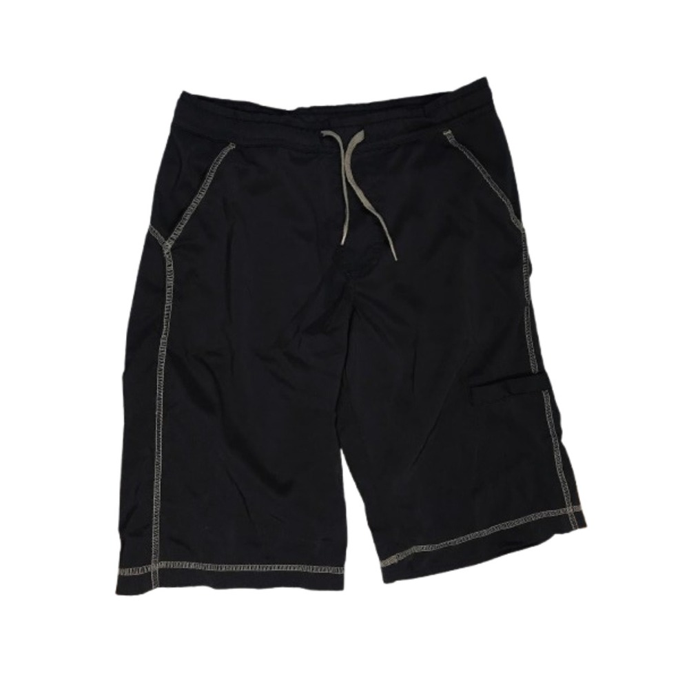 LEE Men's Black Athletic Shorts Drawstring Waist Training Activewear Size M